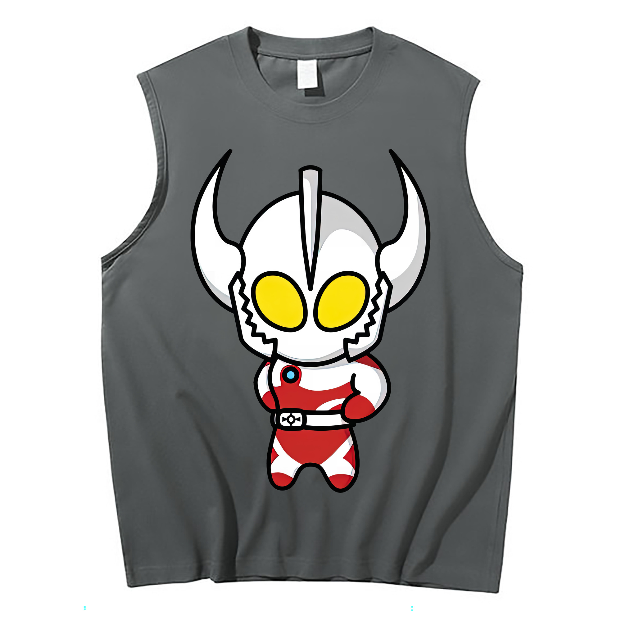 （画像用） ウルトラマン Ultraman コットン100％タンクトップ（フロントプリント）